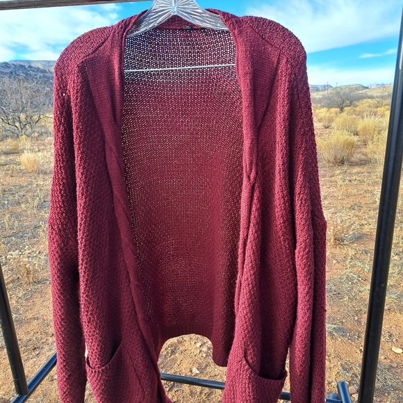 Red Oversized Sweater - Picture 2 of 3